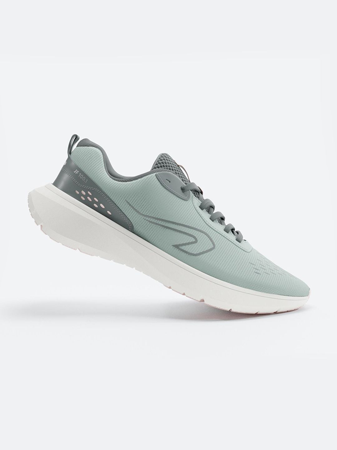 Buy Decathlon Kalenji   Women Green Jogflow 100.1 Cushioned Running Shoes -  - Footwear for Women