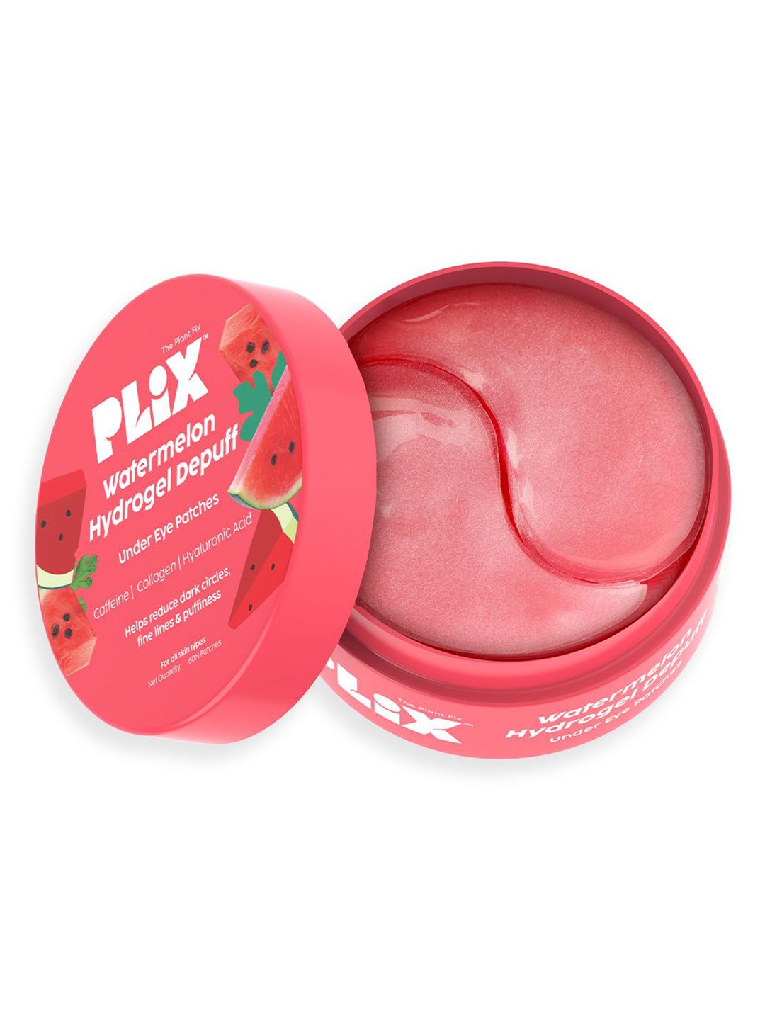 PLIX THE PLANT FIX Watermelon Hydrogel Under Eye Patches- 28 Patches