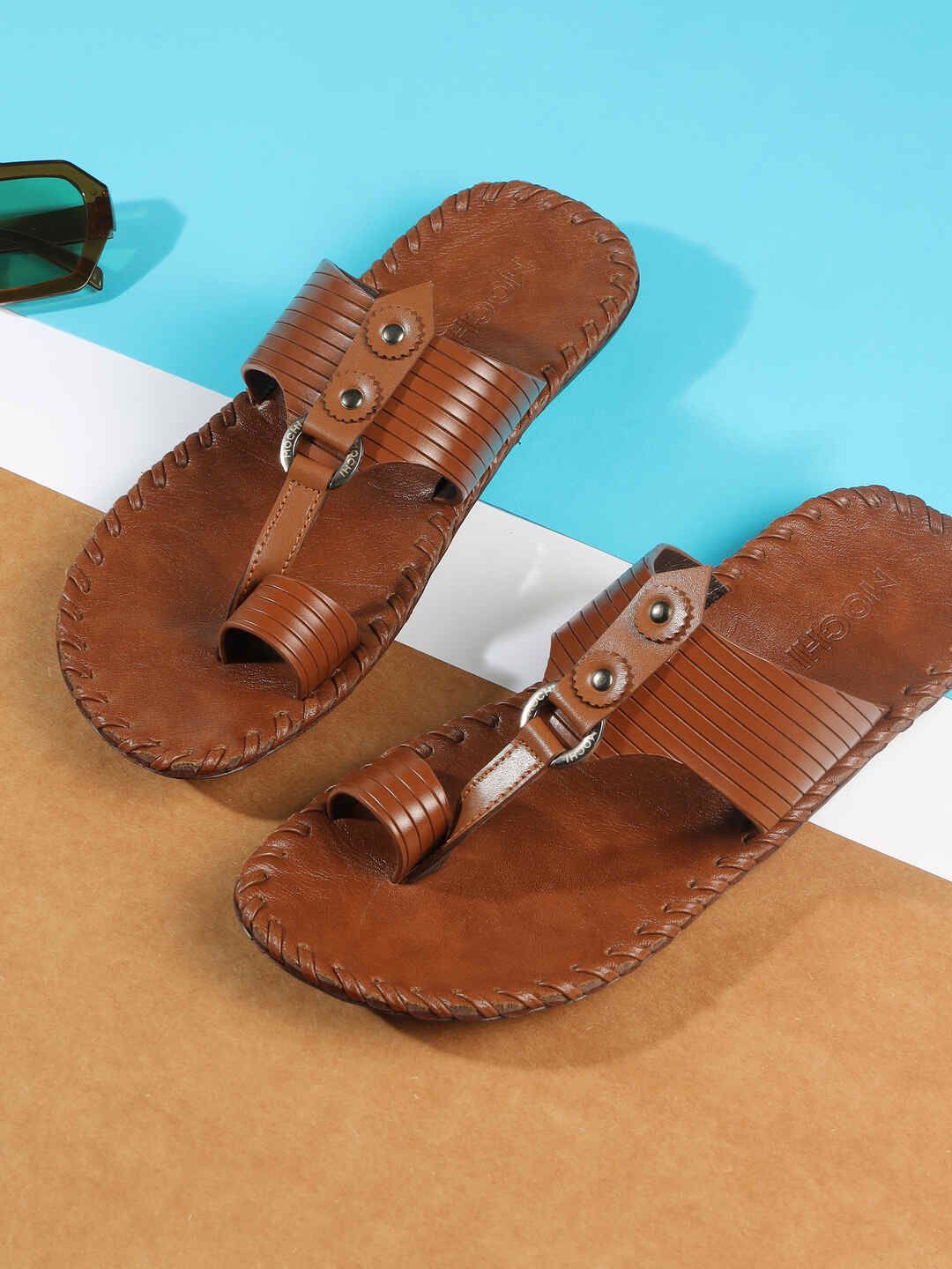Mochi Men Leather Comfort Sandals