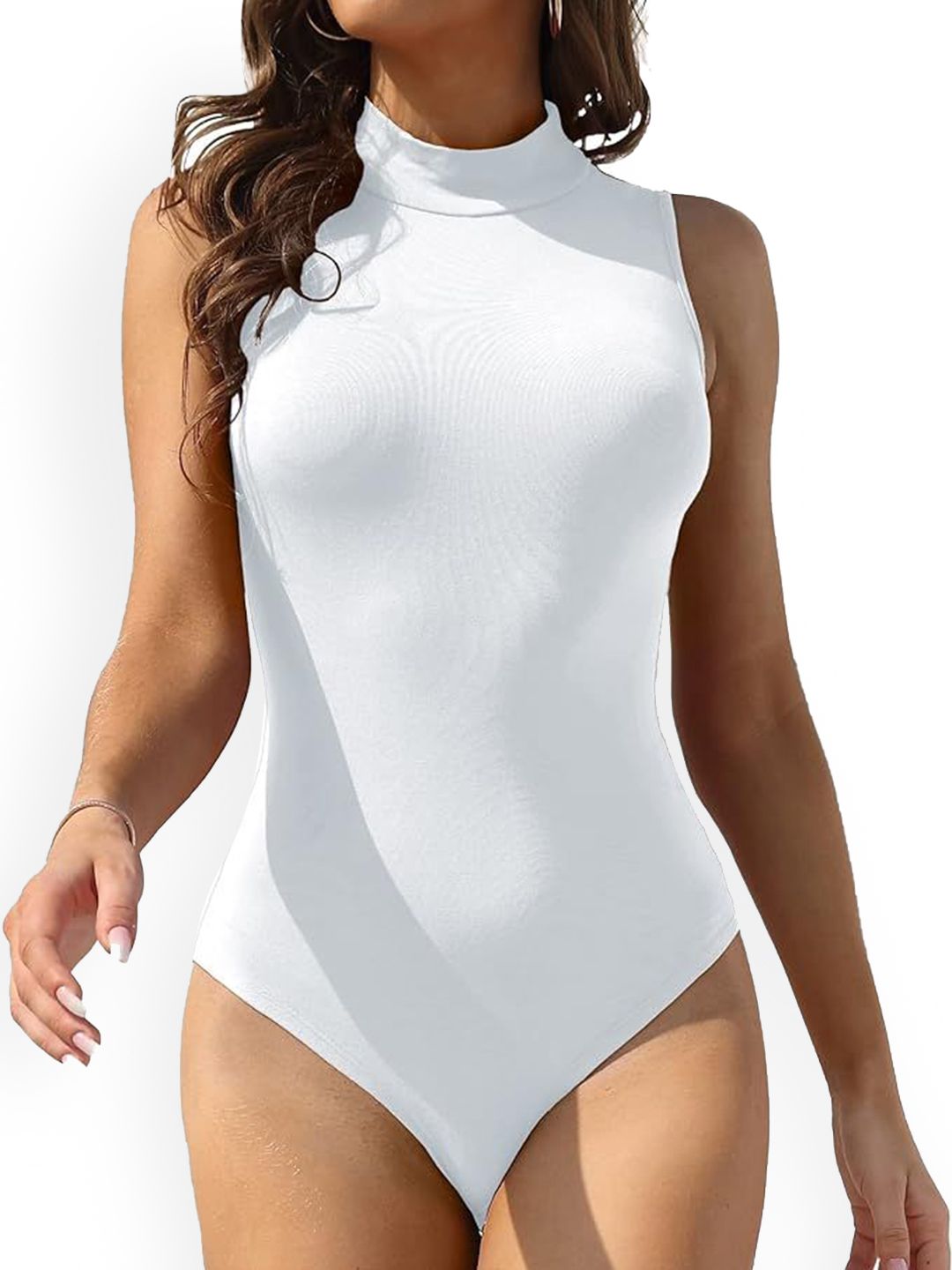 ZEROZABAR Mock Neck Bodysuit