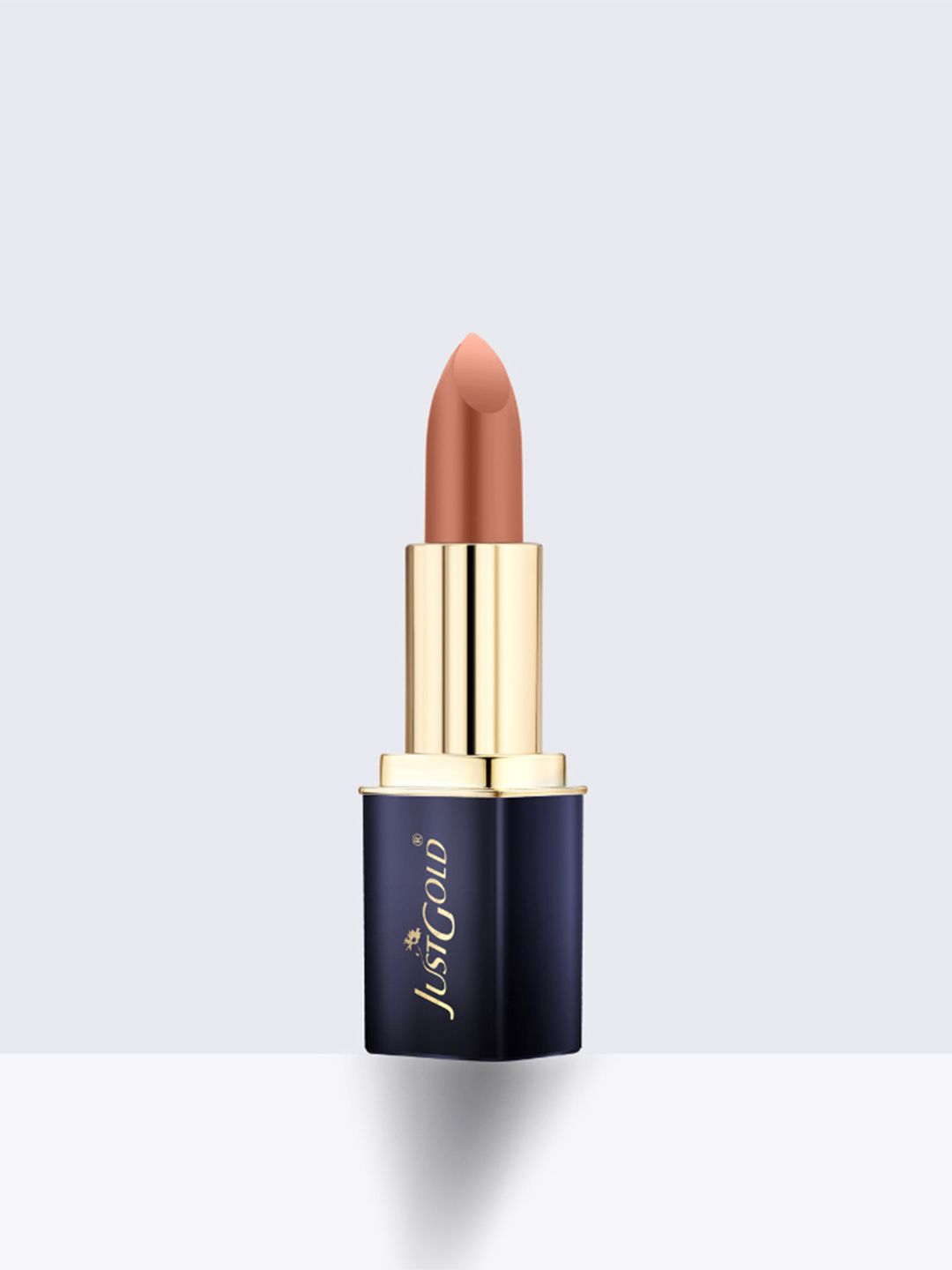 JUSTGOLD Texture Rich Long Lasting Semi-Matte Finish Lipstick - 4 g - Shade 162- Rust