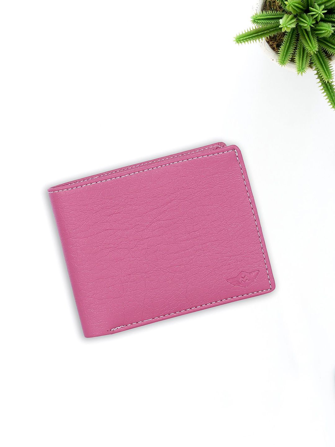 Metronaut Unisex Textured PU Two Fold Wallet