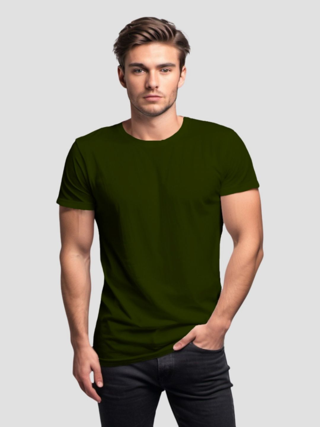 UpClothing Regular Fit Round Neck T-shirt