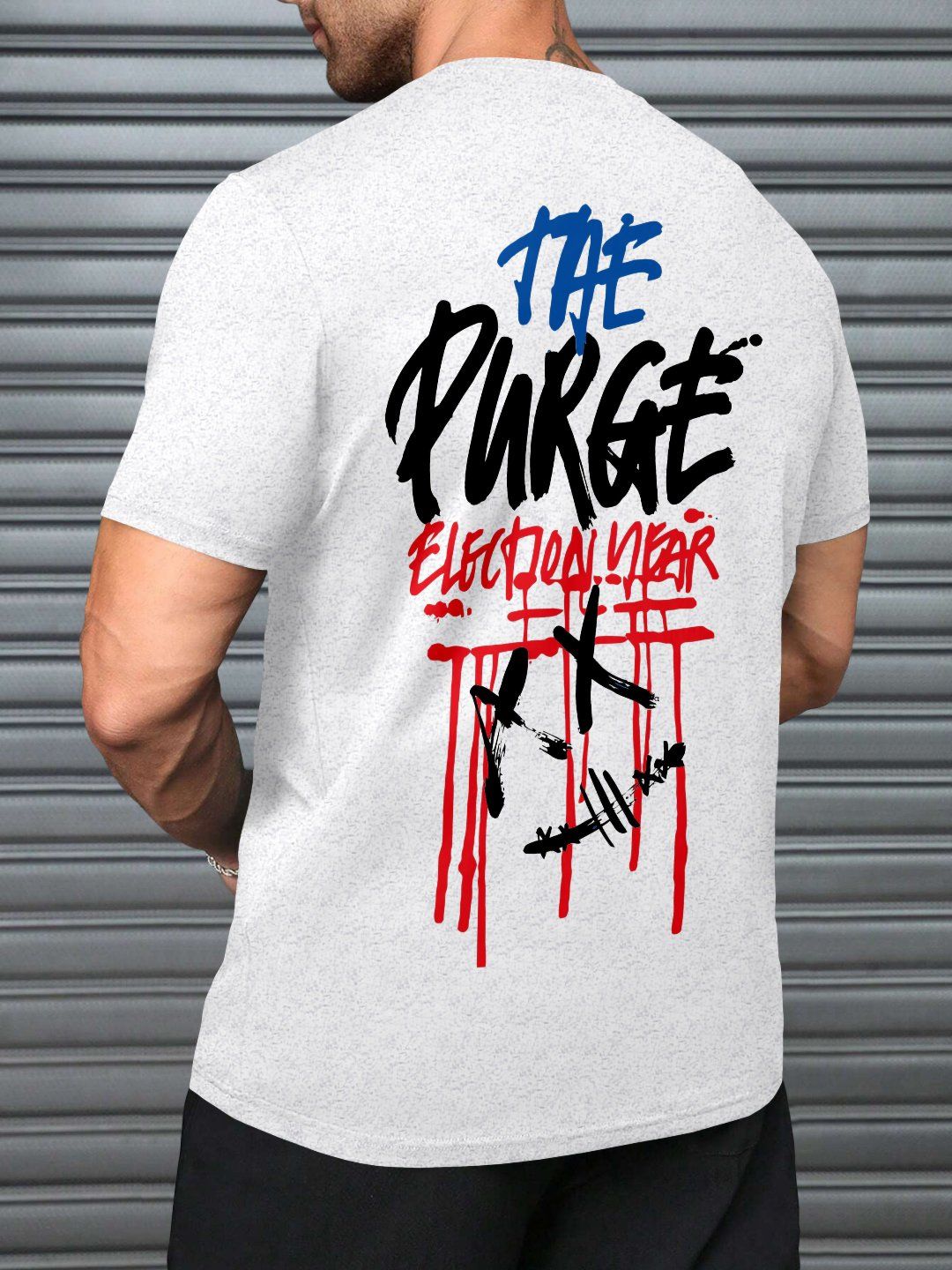 Triptee Men Typography Printed Round Neck Cotton T-shirt