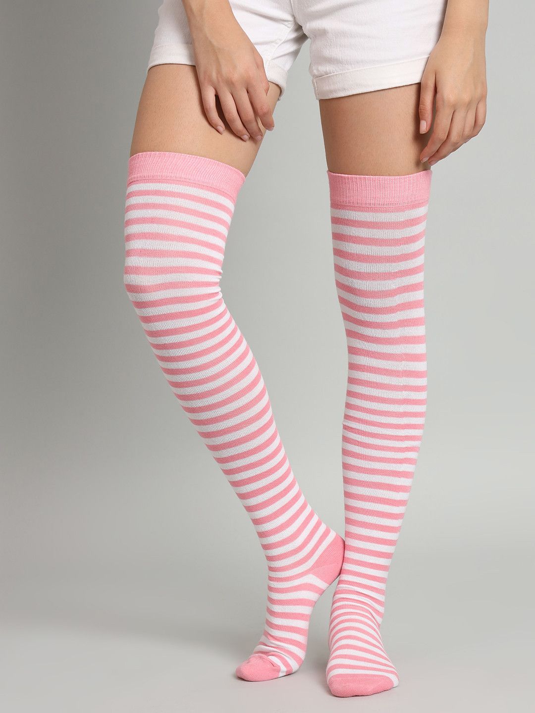 TRAZO Women Thigh High-Length Socks