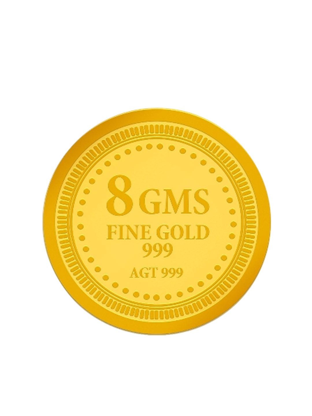 Muthoot Pappachan 24K 999 Gold Coin 8 Gm