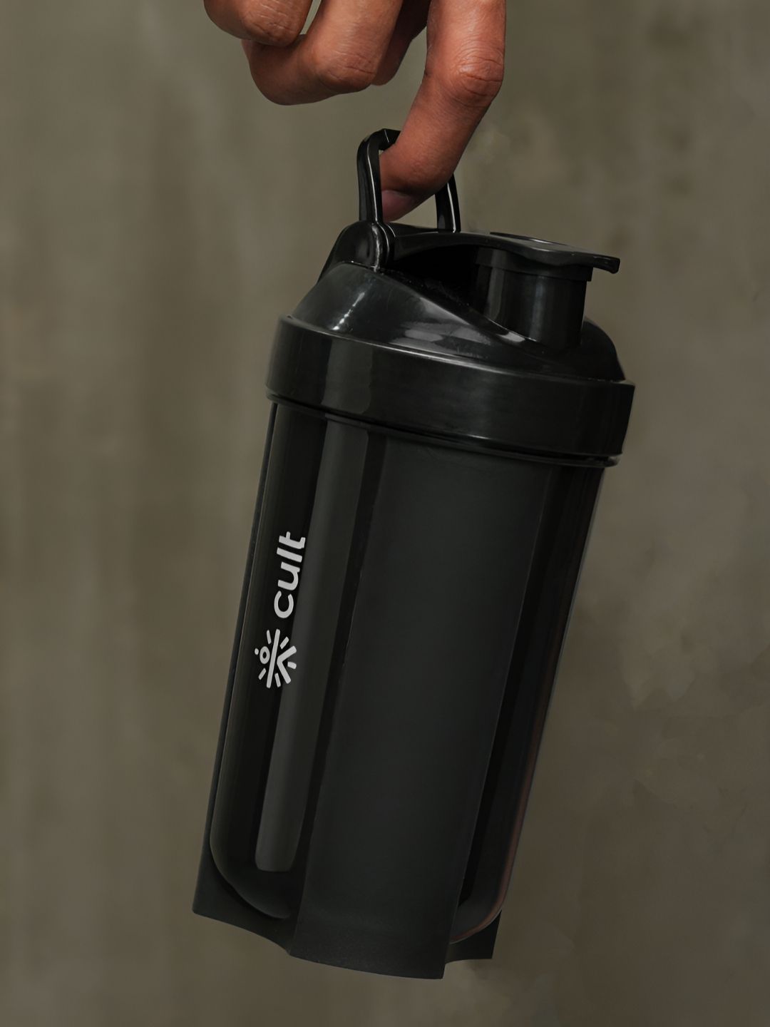 Buy CULT Black Brand Logo Plastic BPA Free Shaker   600ml -  - Home for Unisex