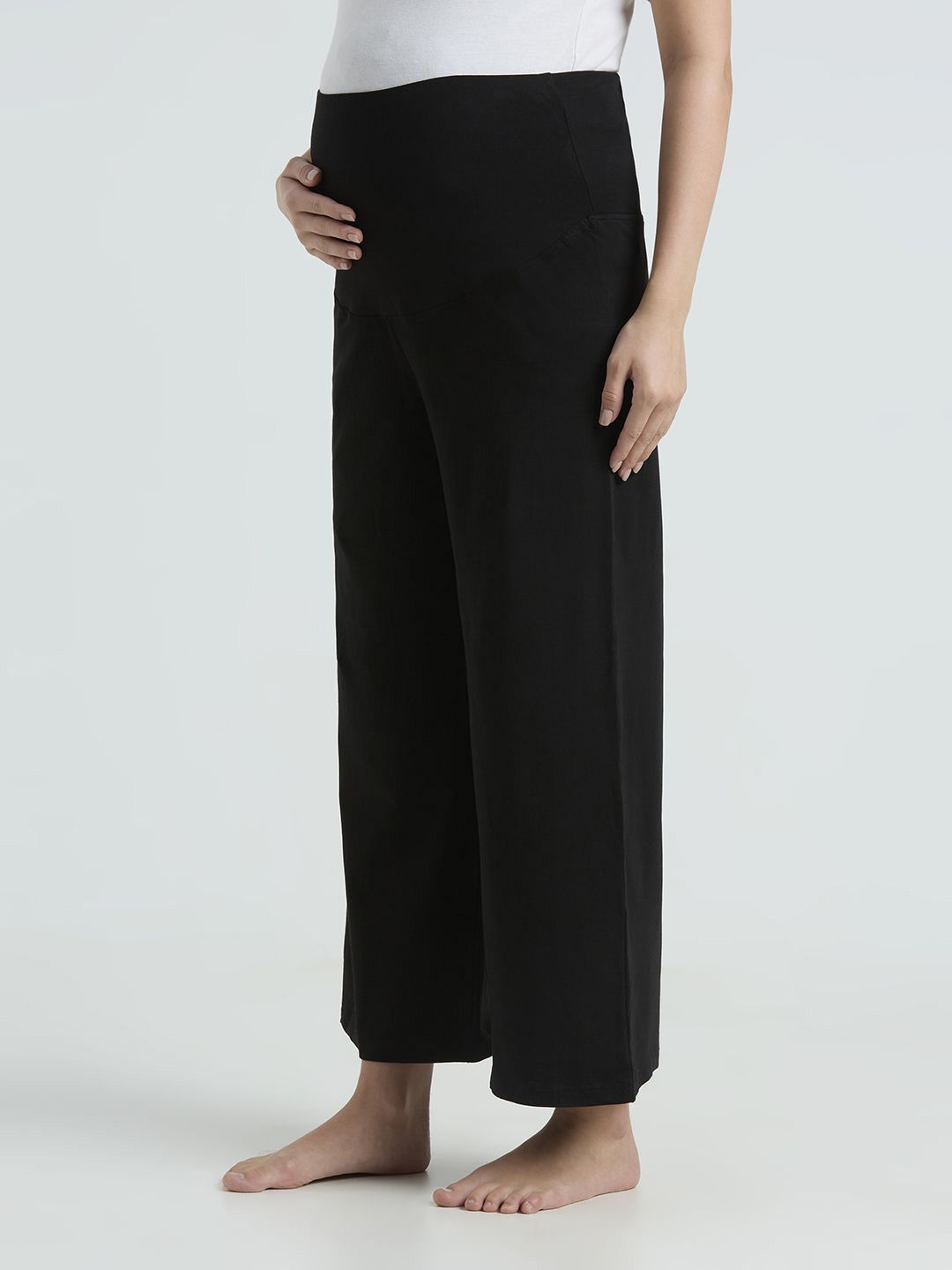 Women Knitted Maternity Palazzos 4