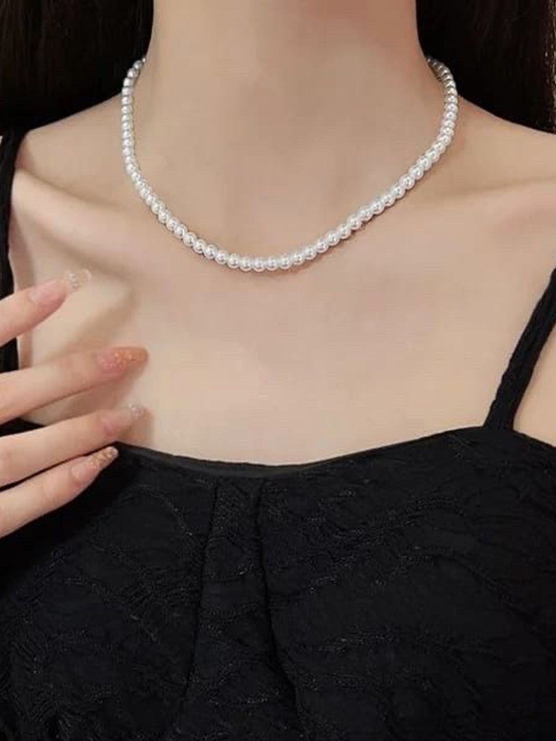 JN HANDICRAFT Artificial Pearls Beaded Necklace