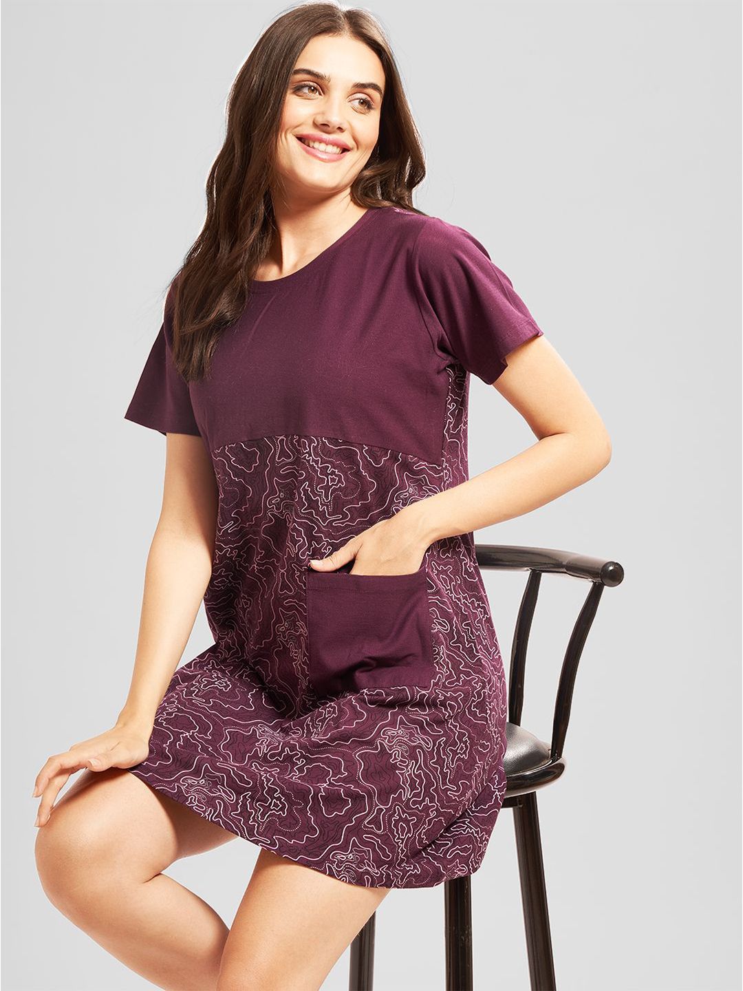 AV2 Printed Nightdress