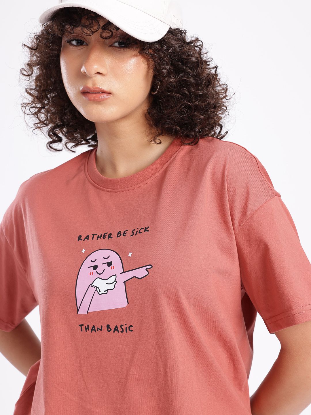 glitchez Printed Oversized T-shirt