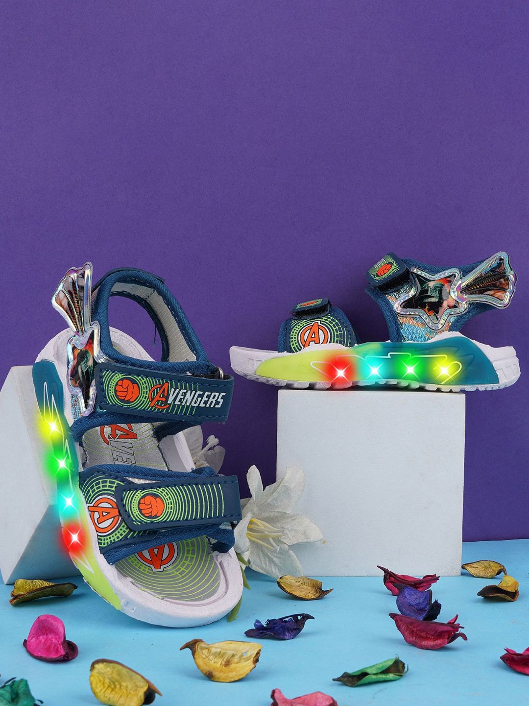 BAESD Boys Led Light Avenger Dancing Sports Sandals