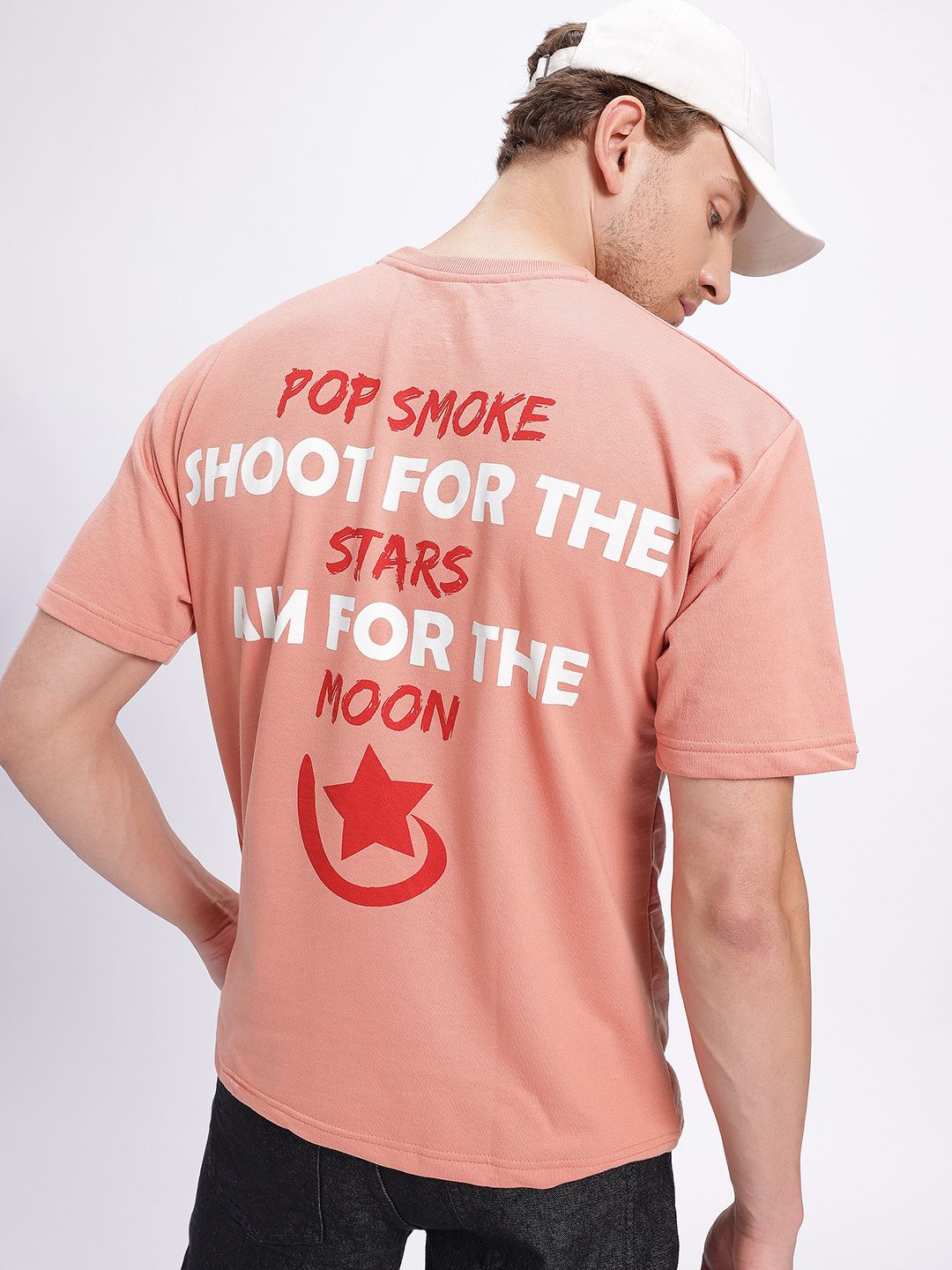 glitchez Oversize Drip Printed T-shirt