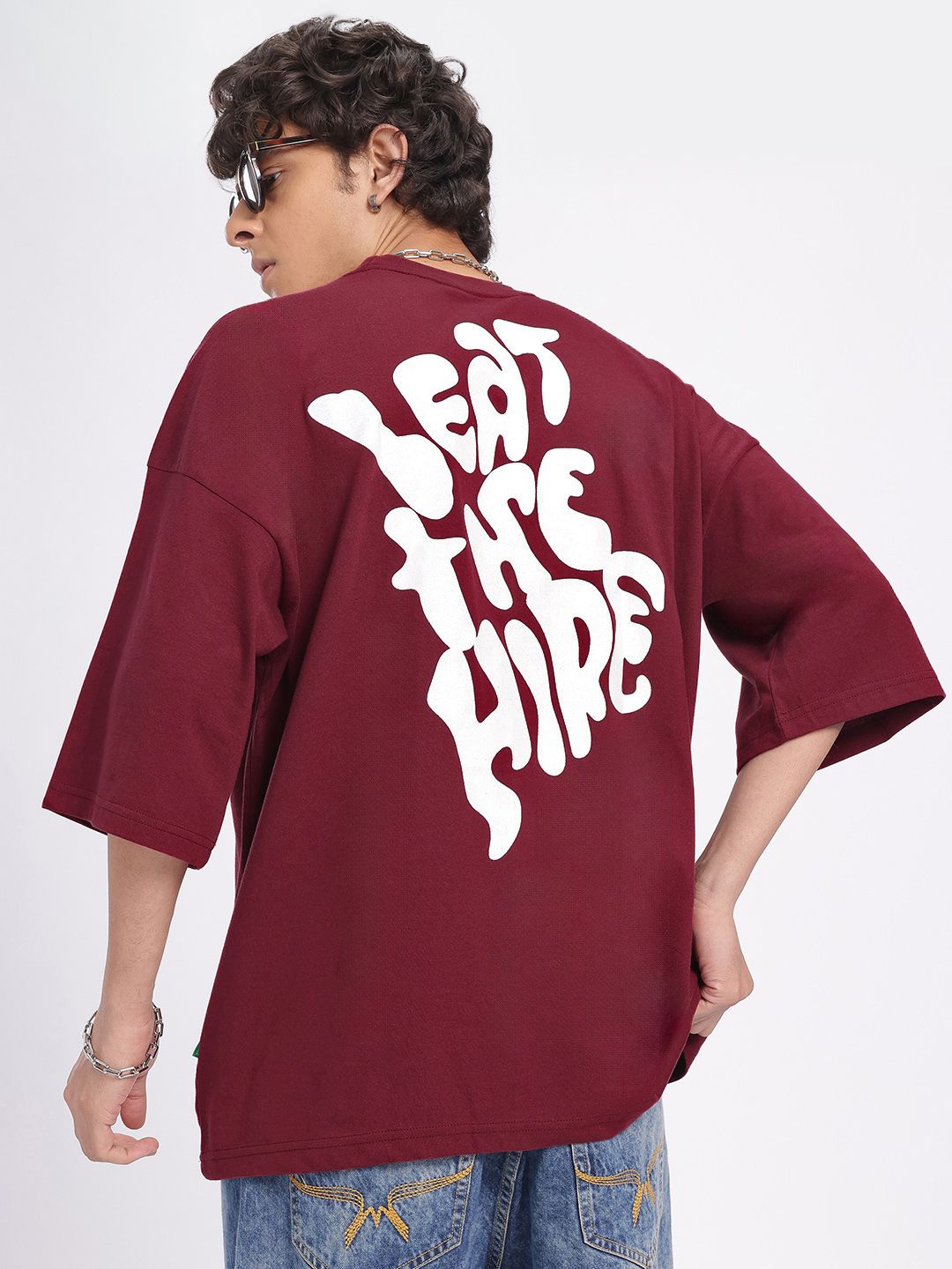 glitchez Super Longline Oversized T-shirt