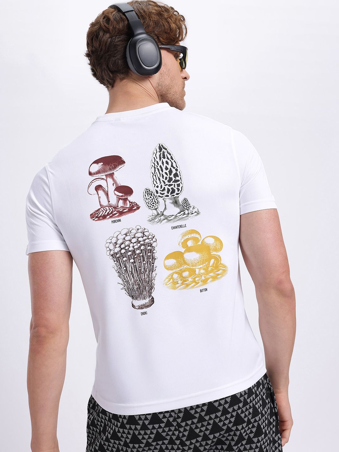 glitchez Typography Printed T-shirt