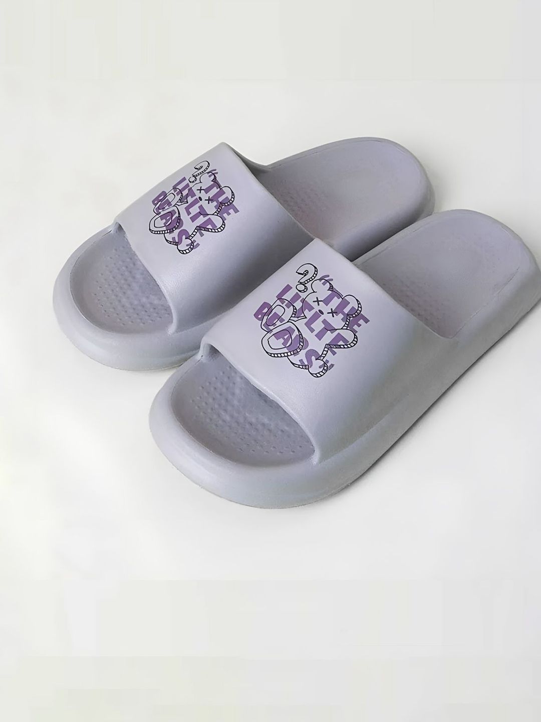 POLLOLOCO Unisex Printed Rubber Sliders