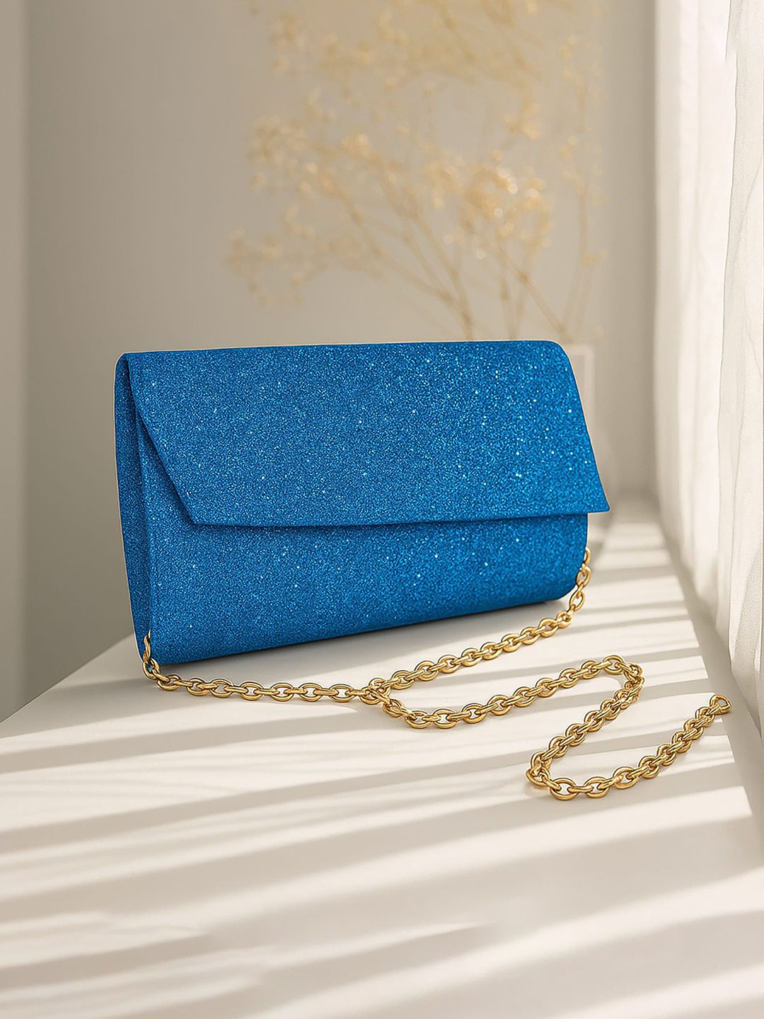 Vritraz Embellished Envelope Clutch