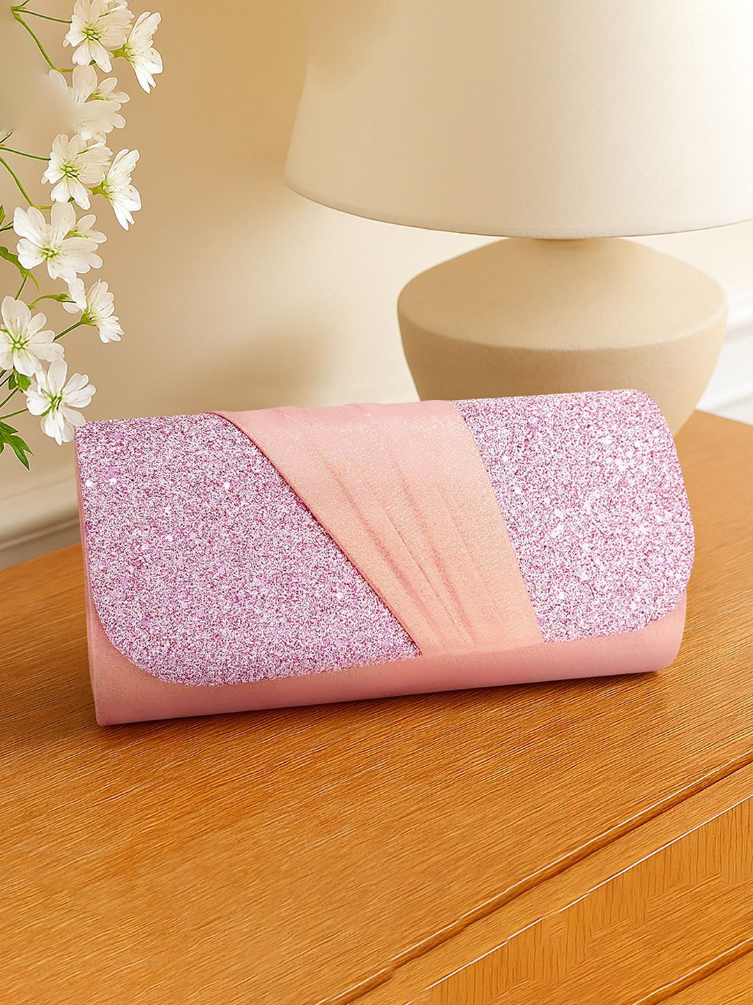 Vritraz Embellished Envelope Clutch