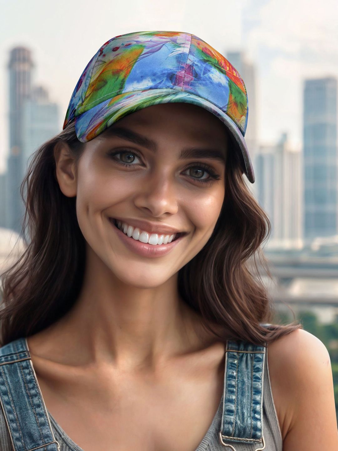Vritraz Women Printed Baseball Cap