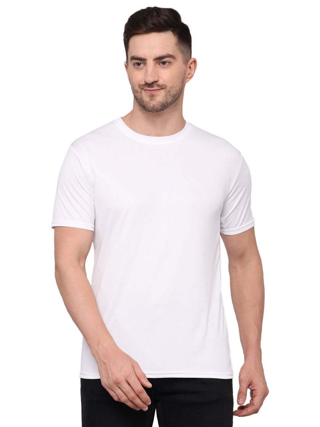 TQH Men Round Neck Regular Fit T-shirt