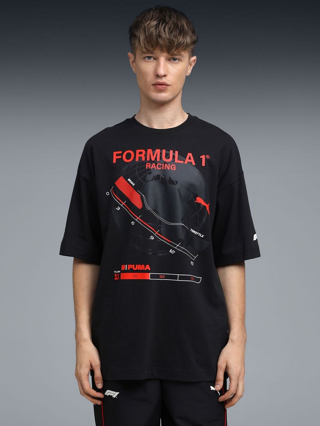 Formula 1 Men's Motorsport Relaxed Graphic T-shirt
