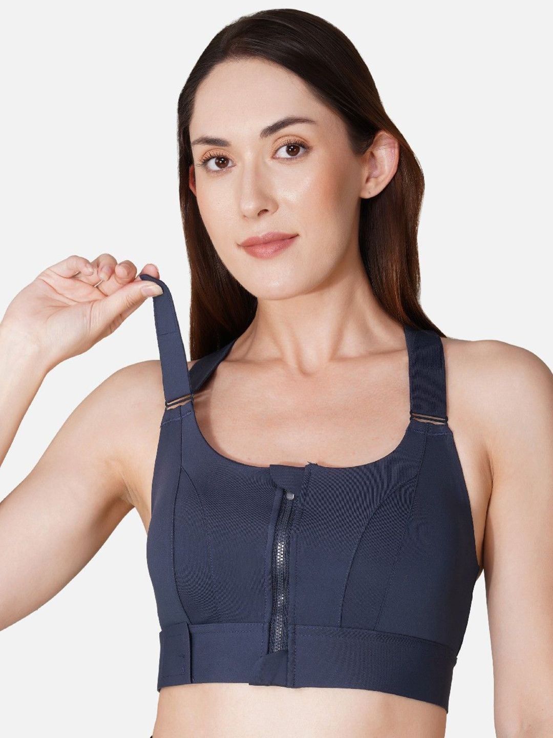 1TO FINITY Full Coverage Removable Padding Workout Lycra Bra