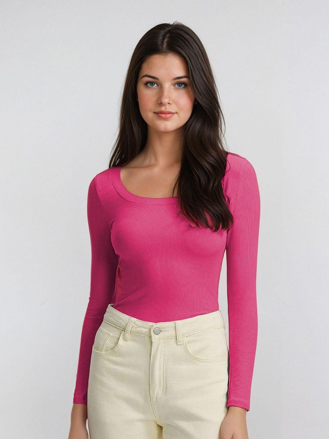 Stylecast X Kotty Women Cotton Long Sleeves Top