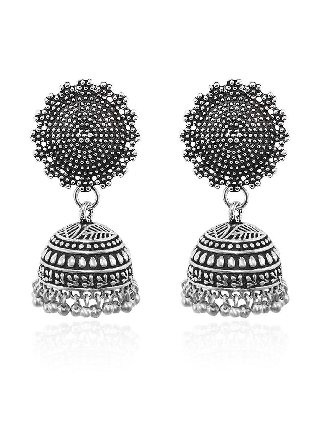 KYOOT JEWELS Contemporary Jhumkas Earrings