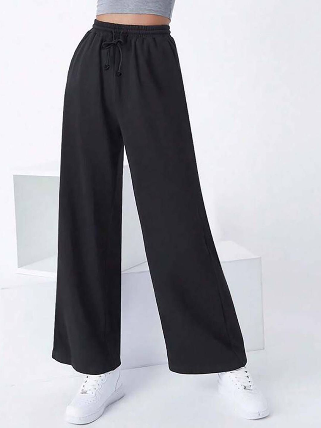 Stylecast X Kotty Women Mid-Rise Bootcut Track Pants