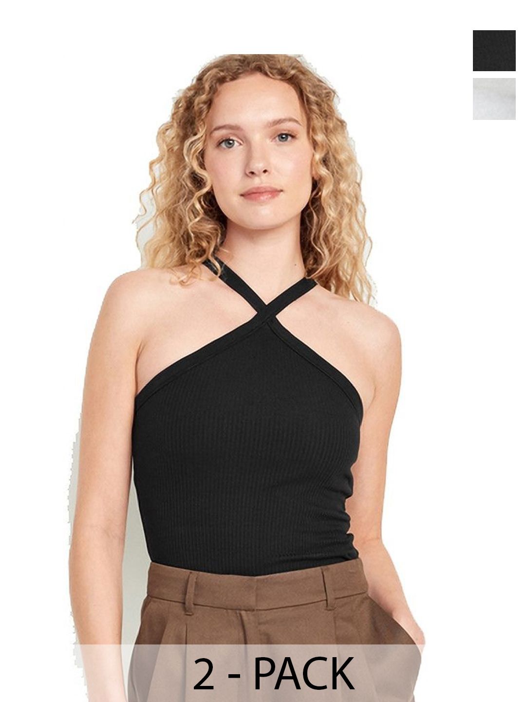 PINOVO Halter Neck Cotton Top