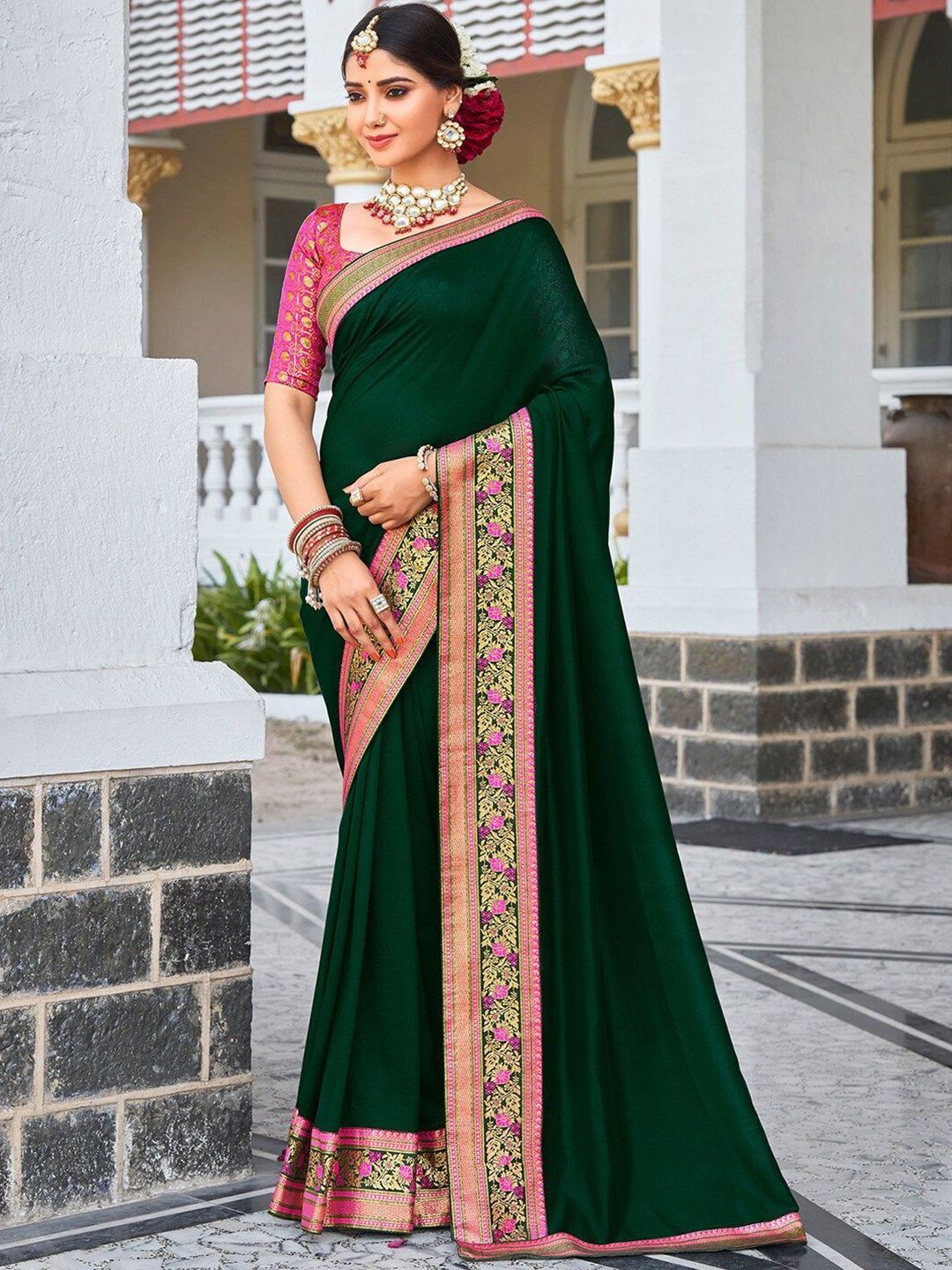 Anouk Rustic Woven Design Zari Saree