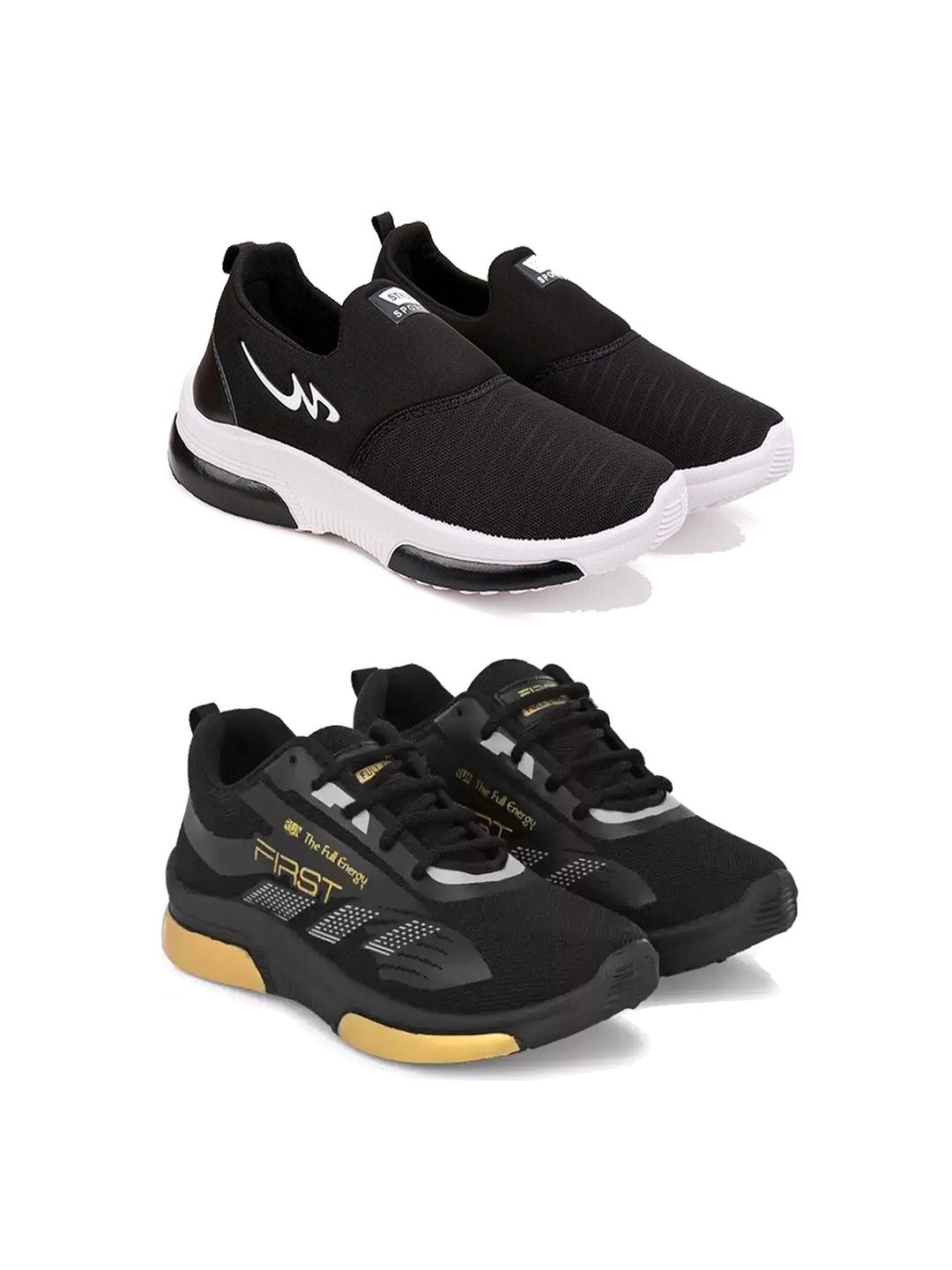 DRACKFOOT Men Running Non-Marking Shoes