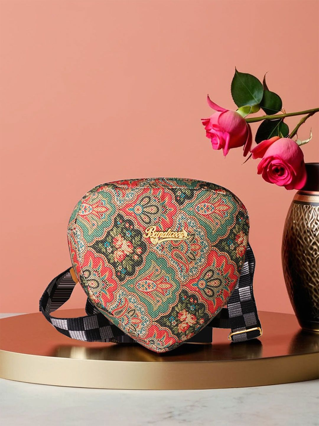 Buy BANDICOOT Printed Structured Sling Bag With Fringed -  - Accessories for Women