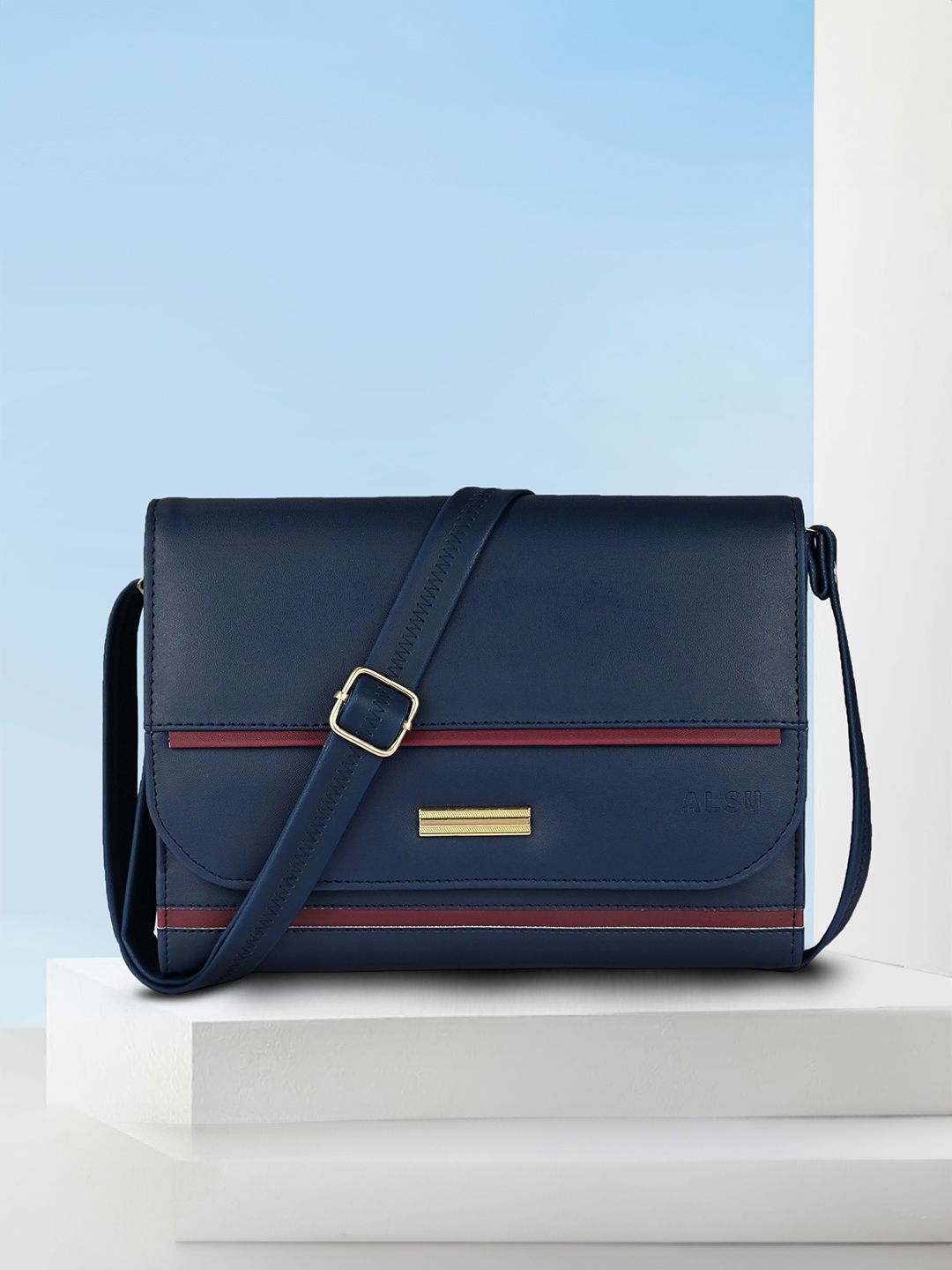 Anouk Structured Sling Bag With Shoulder Strap