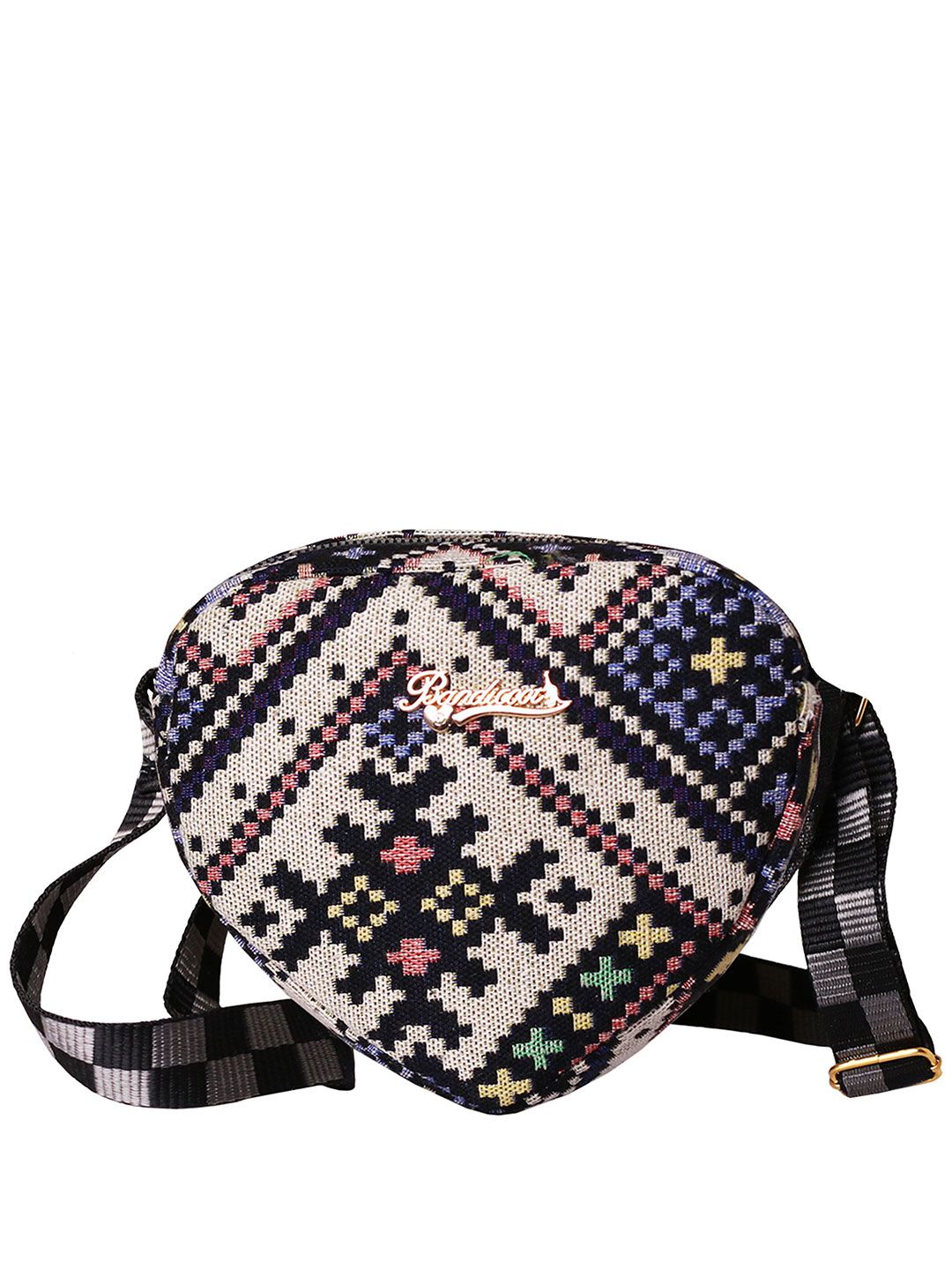 Buy BANDICOOT Printed Structured Sling Bag With Fringed -  - Accessories for Women