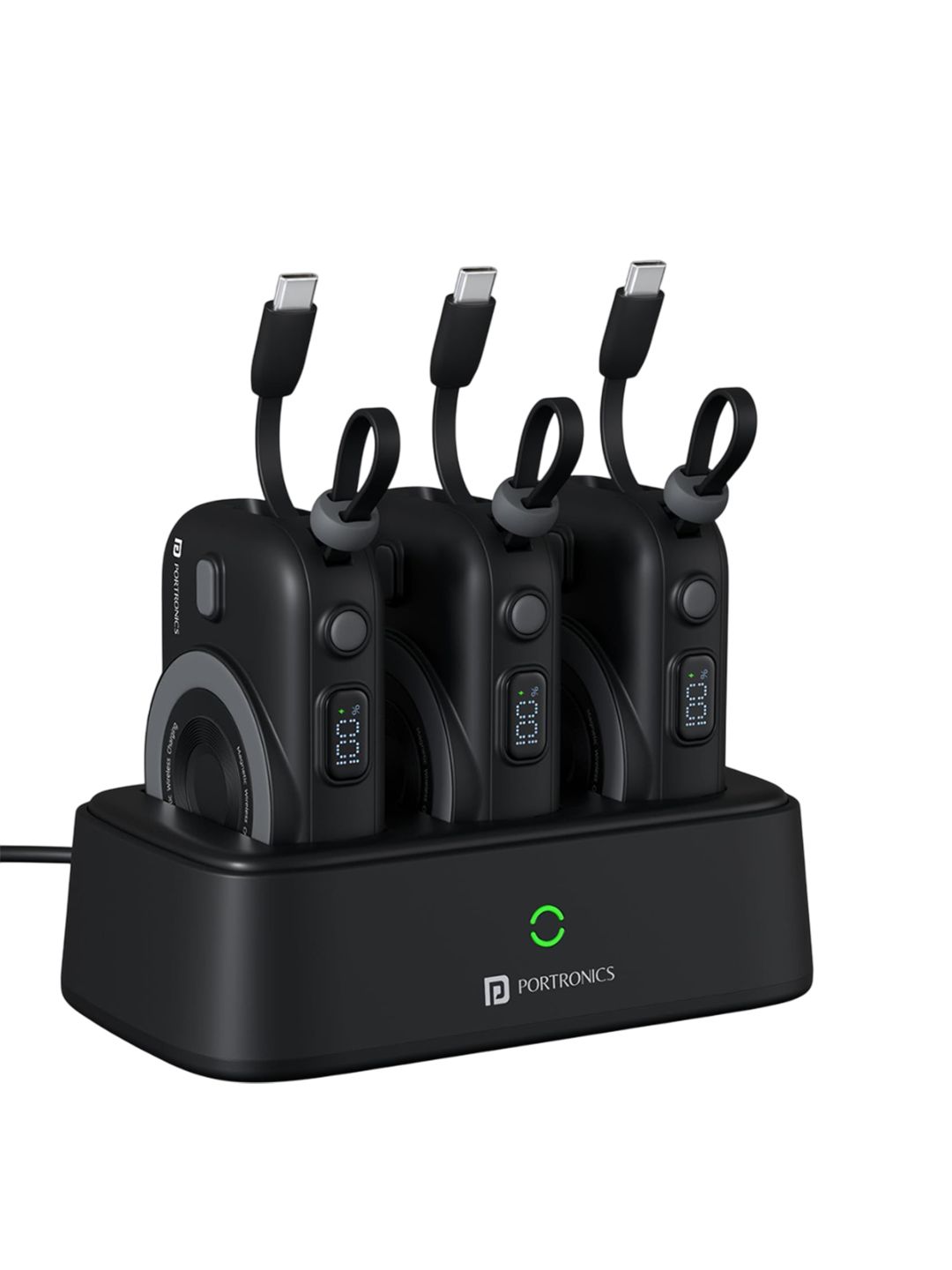 Buy Portronics Power Shutter Home 3 X 10000mAh Fast Charging Wireless Powerbank -  - Electronics for Unisex