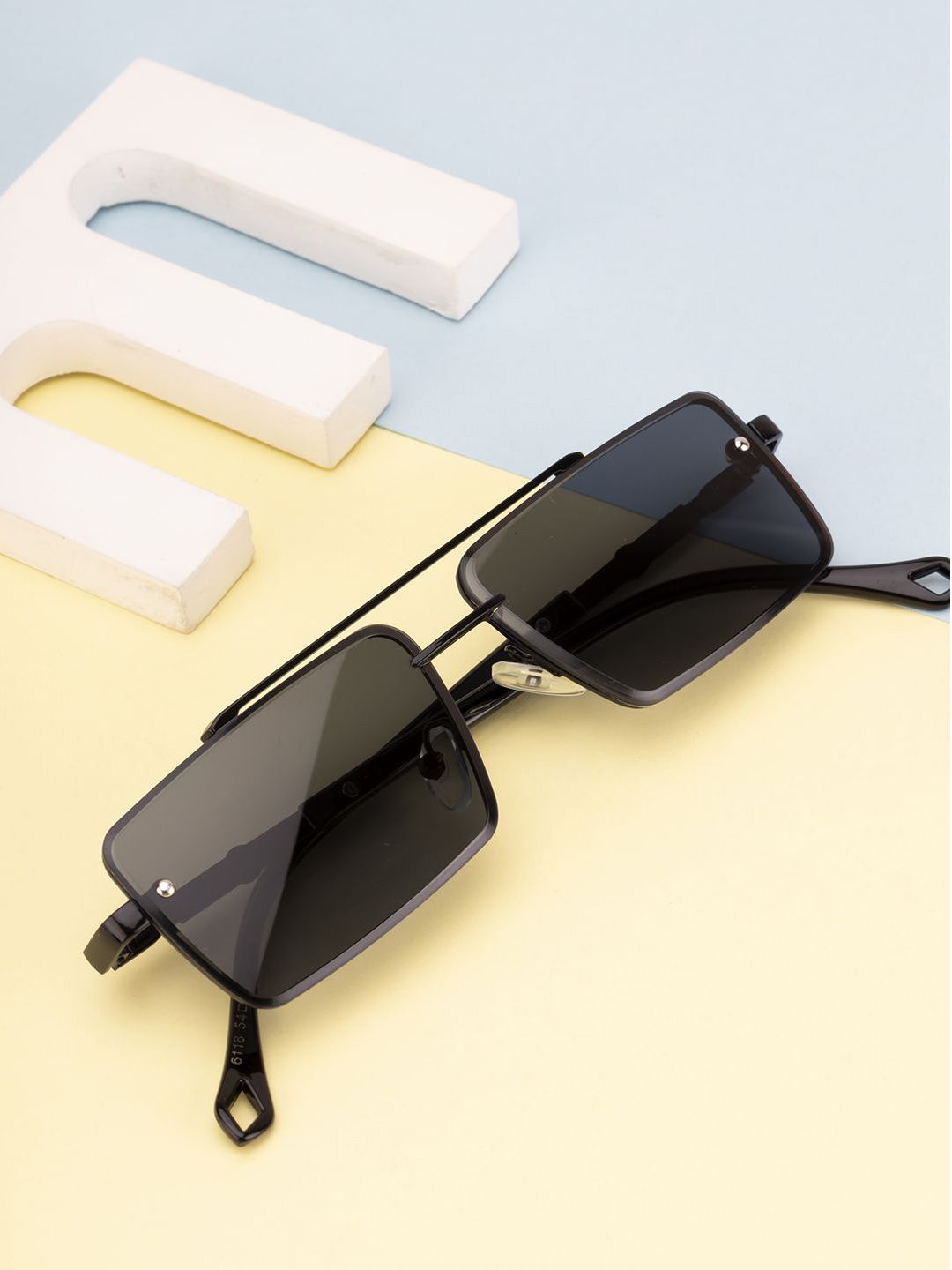 Provogue Unisex Rectangle Sunglasses PRG-6118-C1