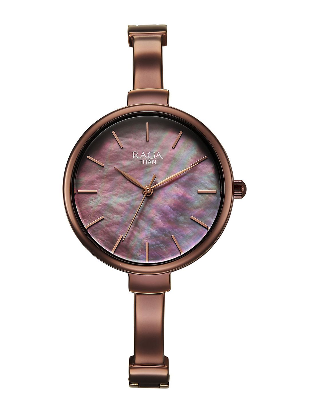 Buy Titan Raga Women Mother Of Pearl Dial & Bracelet Style Straps Analogue Watch 95273QM01 -  - Accessories for Women