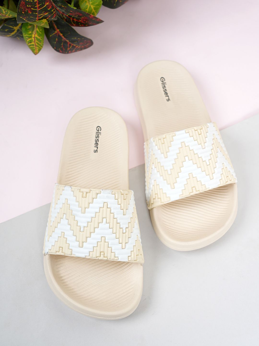 GLISSERS Girls Self Design Sliders