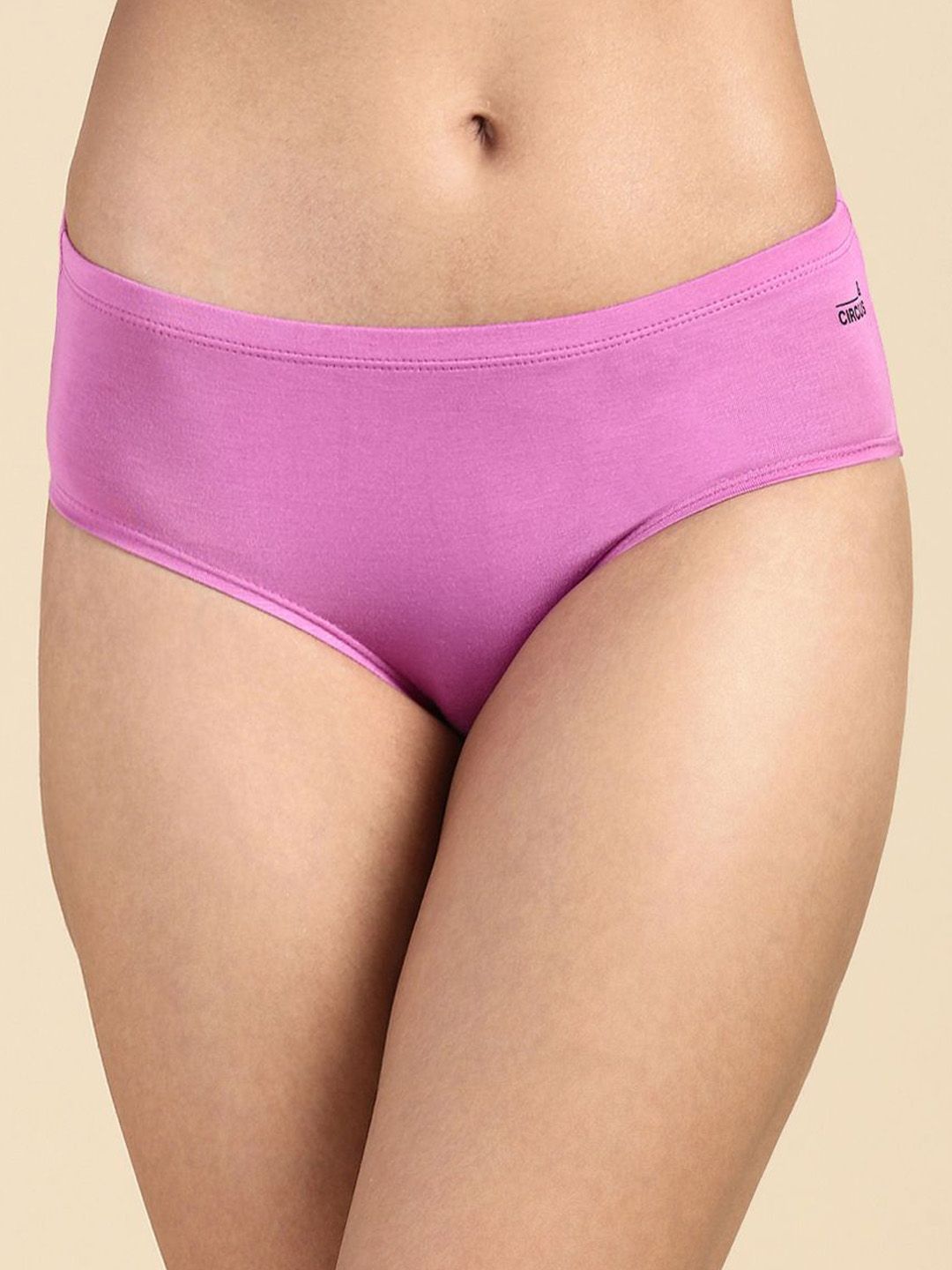 &CIRCUS Bare Hipster Solid Mid Rise with Full Coverage Micro Modal Fabric