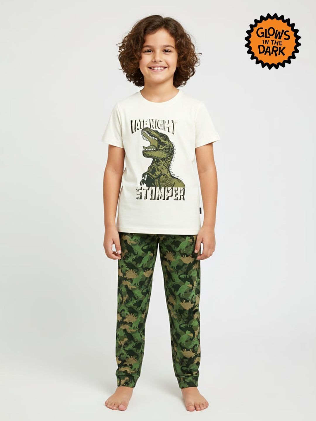 mackly Graphic T-shirt with Pyjamas Night Suit