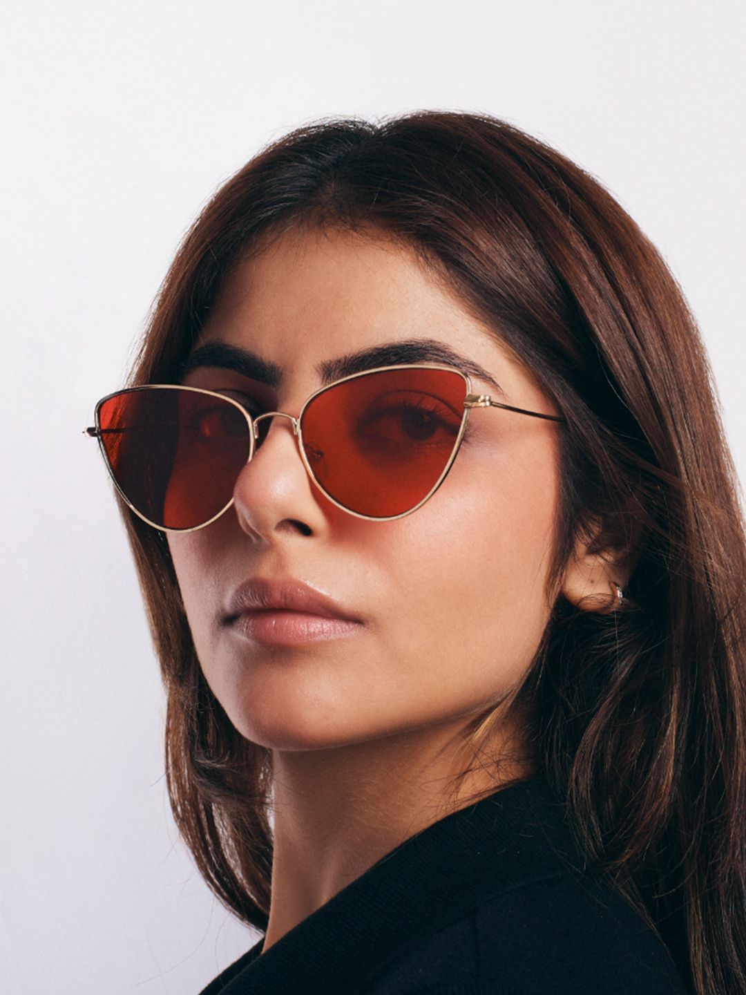 SALTY Women Cherry Blaze Cat-Eye Sunglasses SG0042-G-RD