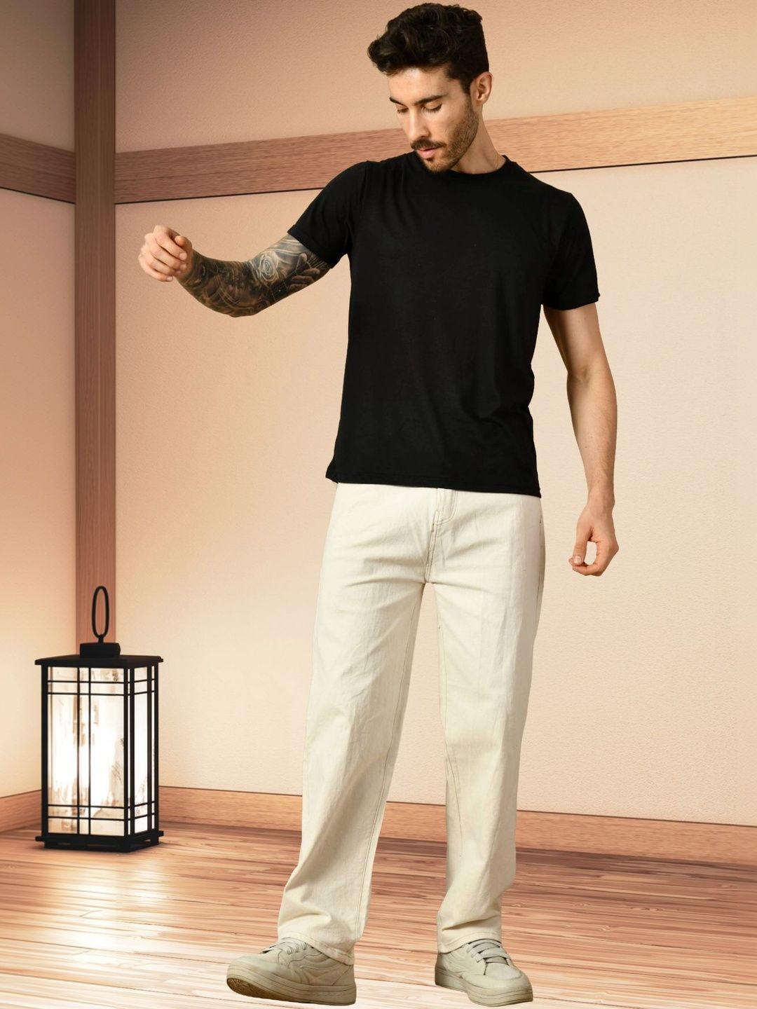 Mevan Men Classic Regular Fit Mid-Rise Stretchable Jeans