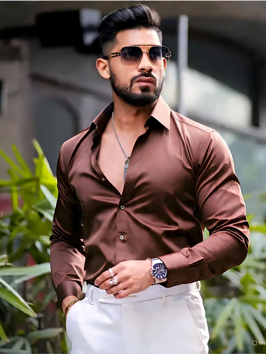 SANBROS Men Standard Casual Shirt