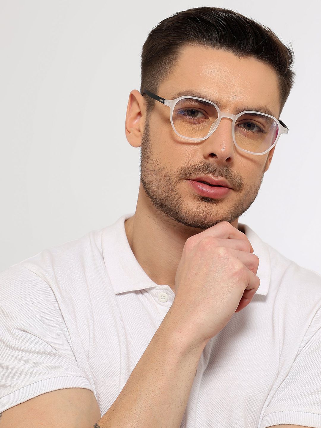 Eyejack Unisex Bluecut & Antiglare Eye Protection Full Rim Square Frames