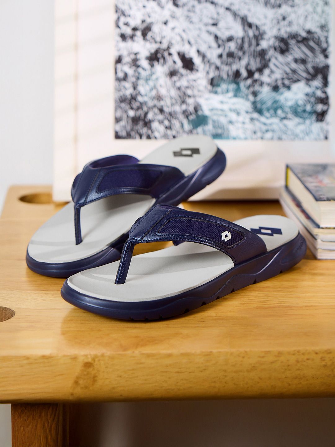 Lotto Men Evermove Blue Flip Flops