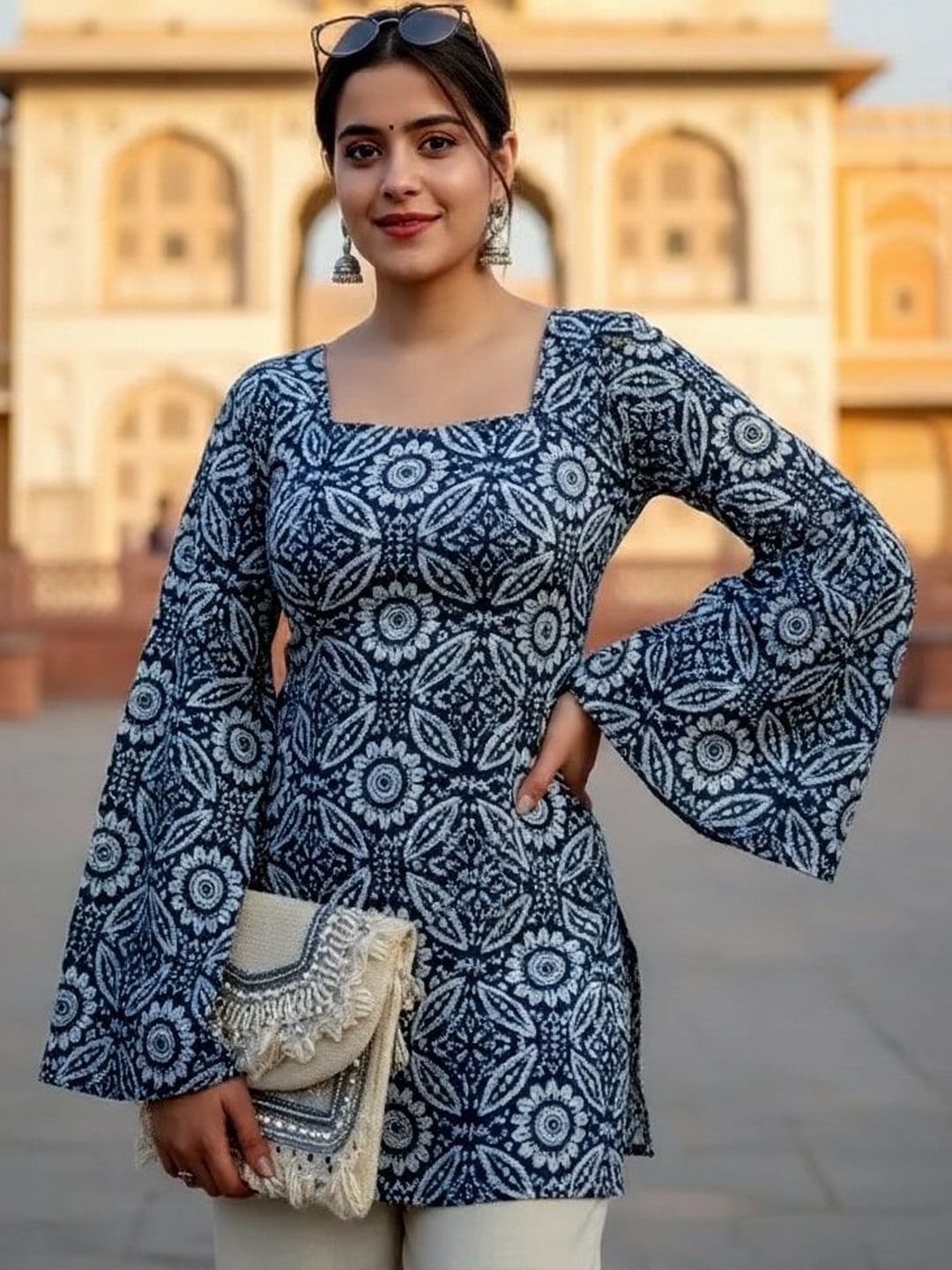 SAICHA Women Printed Floral Kurta