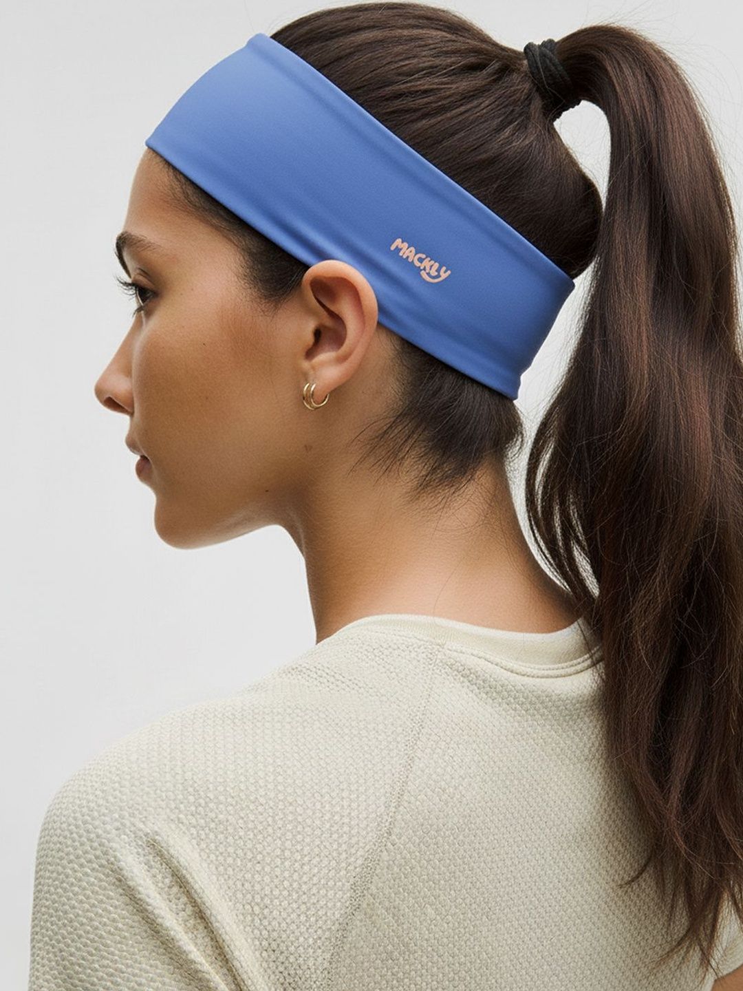 mackly Girls GameFlex Sports Headband - Blue