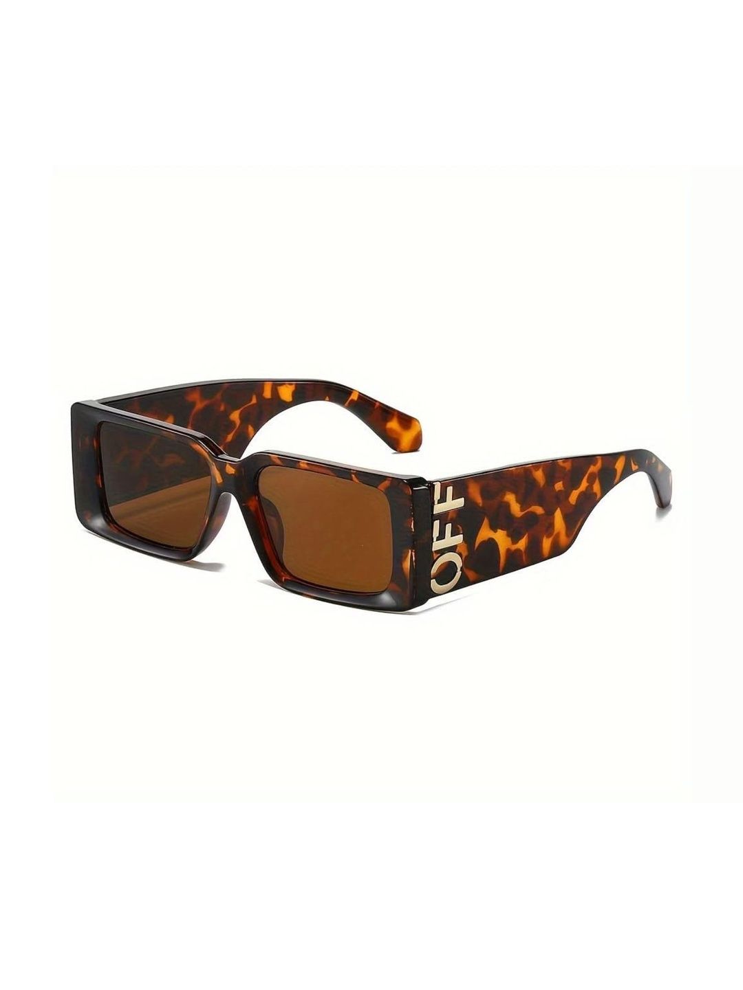 Buy OUDI Unisex Brown Lens & Brown Rectangle Sunglasses With -  - Accessories for Unisex