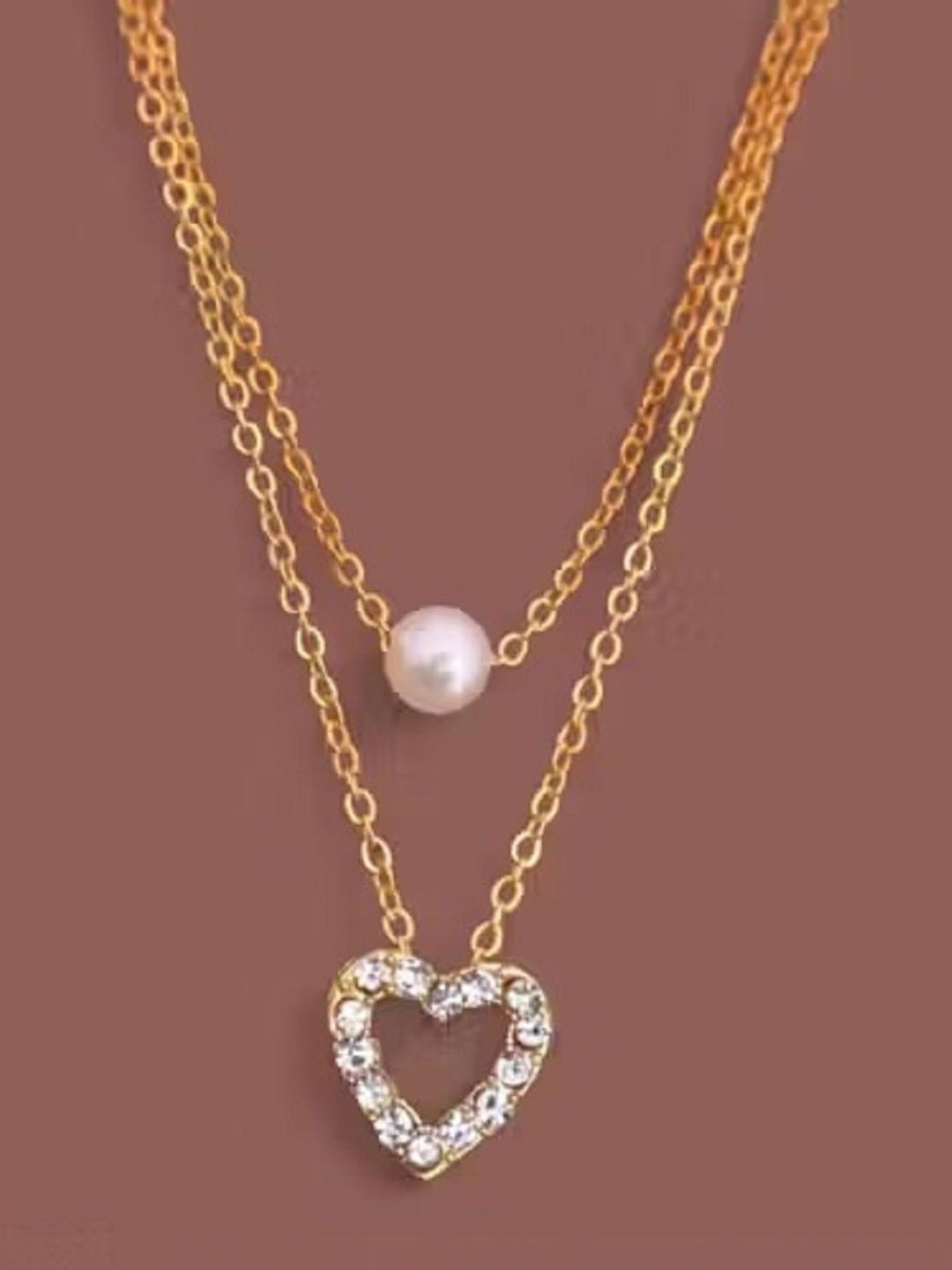 LAKSH Gold-Plated Layered Necklace